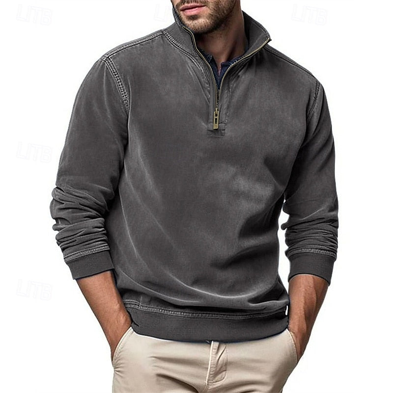 Raymond | Half-Zip Stand-Collar Sweatshirt