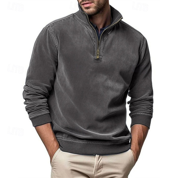 Raymond | Half-Zip Stand-Collar Sweatshirt