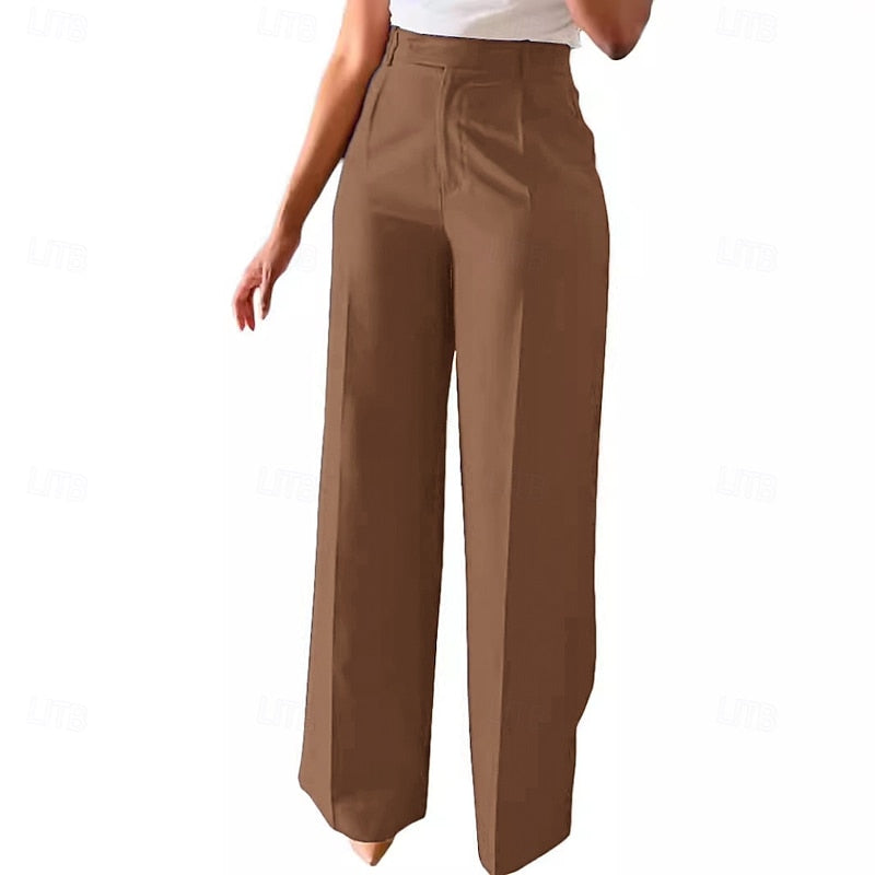 Winona | High-Waist Straight-Leg Trousers