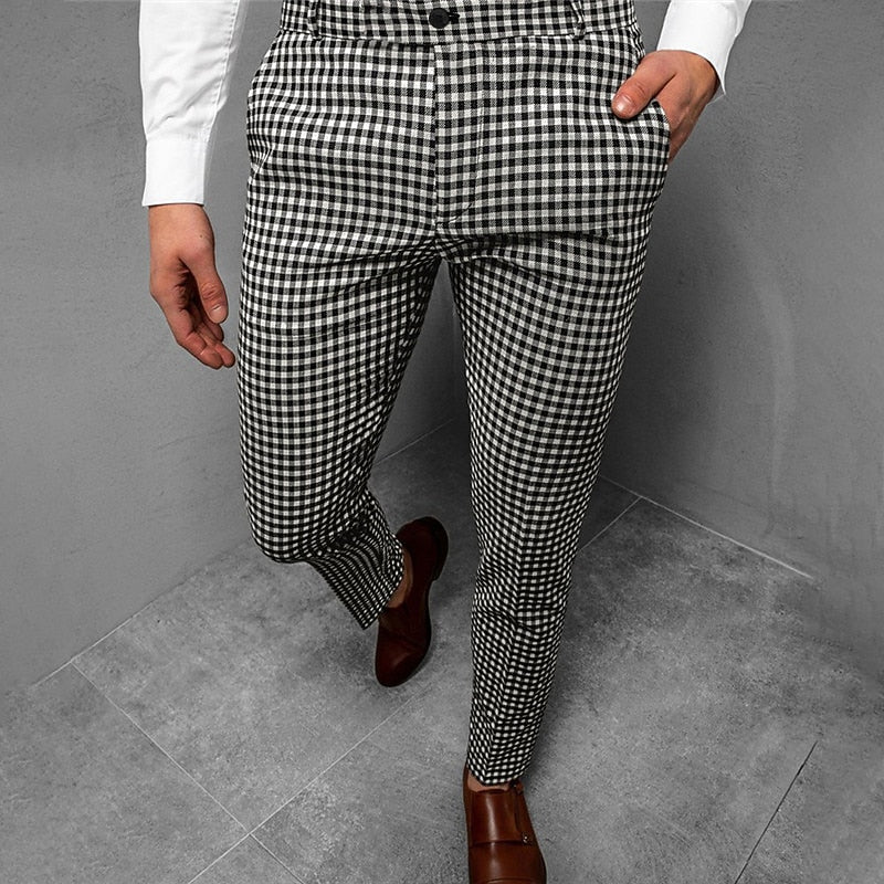 Harlan | Tailored Check Trousers
