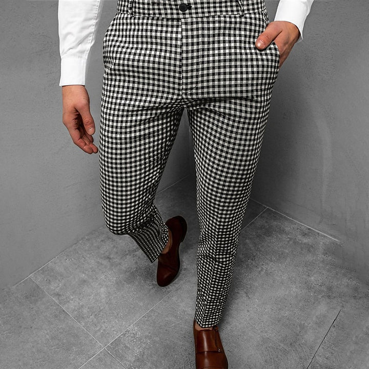Harlan | Tailored Check Trousers