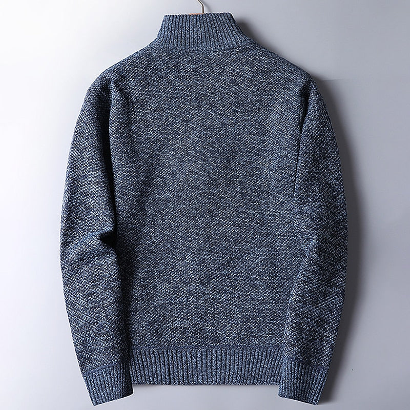 Gareth | Quarter-Zip Stand Collar Sweater