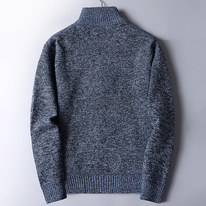 Gareth | Quarter-Zip Stand Collar Sweater