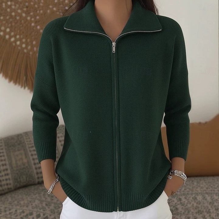 Gloria | Elegant Stand-Collar Cardigan