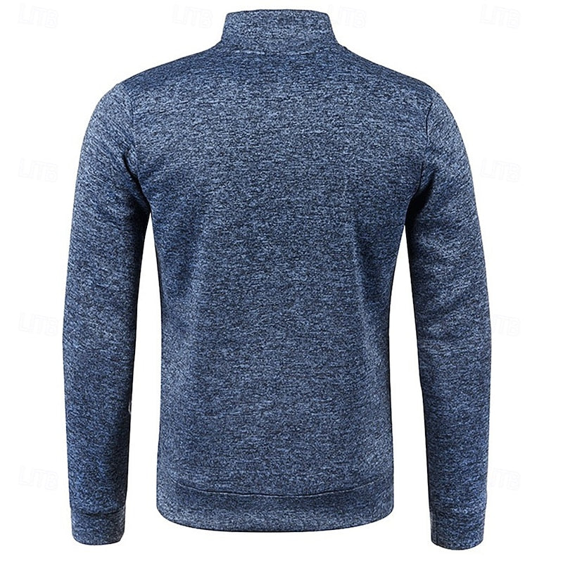 Hartley | Quarter-Zip Long Sleeve Polo Shirt