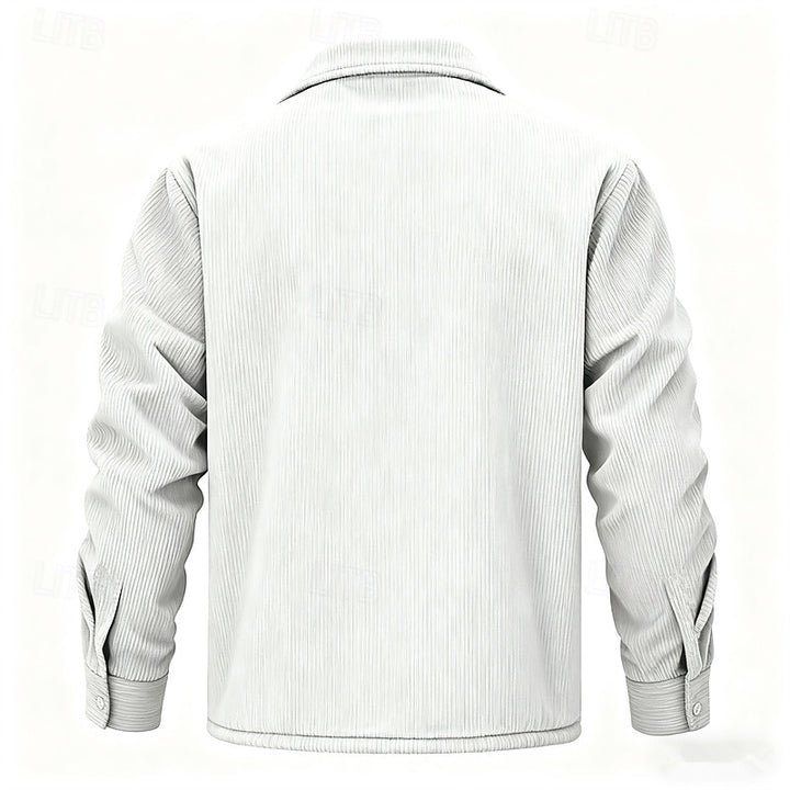 Rhodes | Fleece-Lined Ribbed Jacket