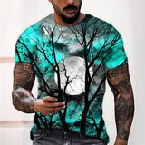 Xavier | Halloween Moonlit Forest Graphic T-Shirt