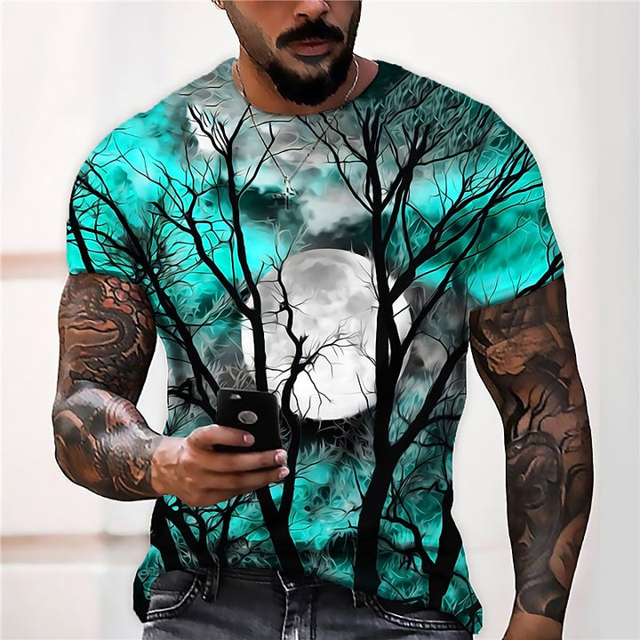 Xavier | Halloween Moonlit Forest Graphic T-Shirt