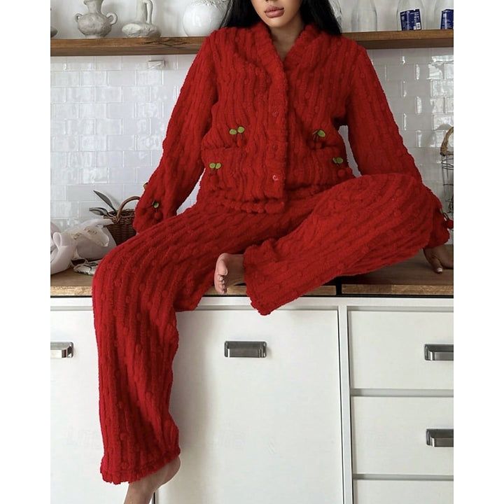 Elsie | Cozy Textured Lounge Two-Piece Set