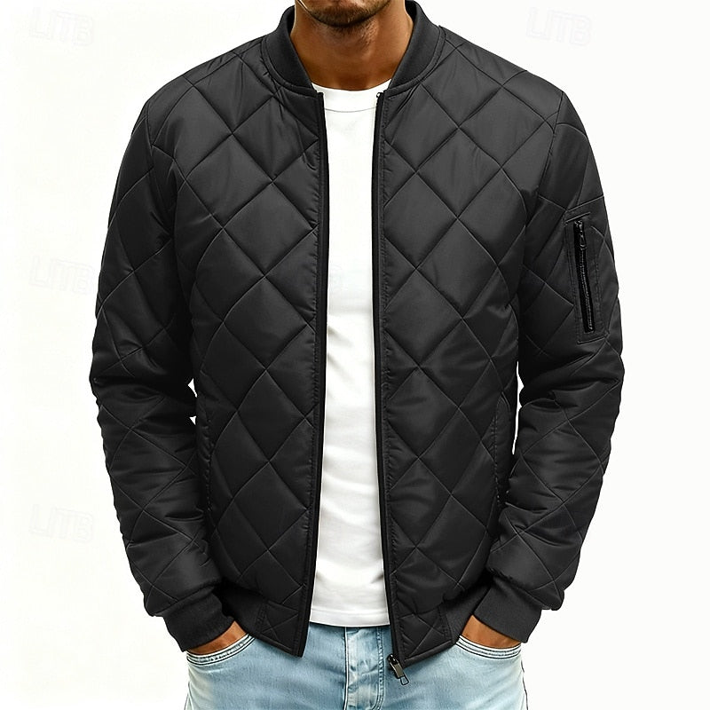 Garrick | Quilted Bomber Jacket