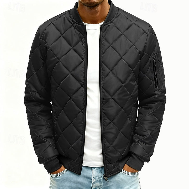 Garrick | Quilted Bomber Jacket