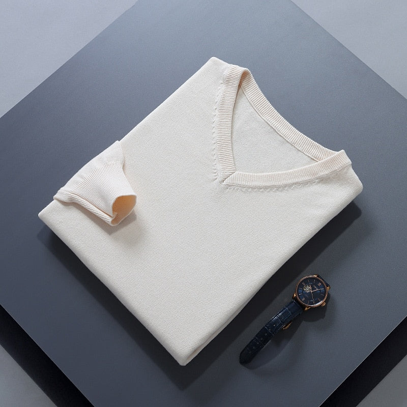 Douglas | Refined V-Neck Sweater