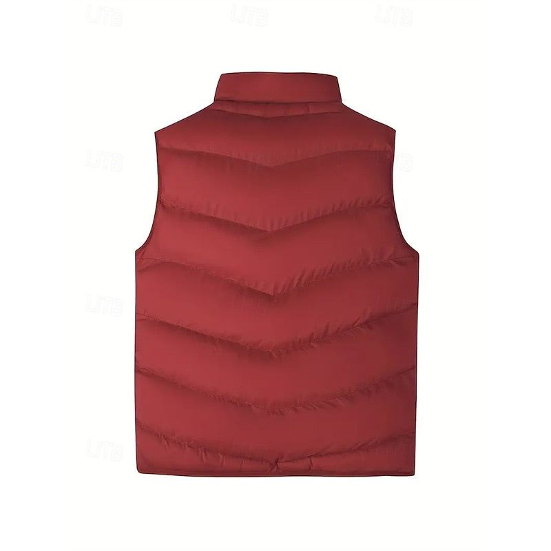 Trevor | Quilted Stand-Collar Vest