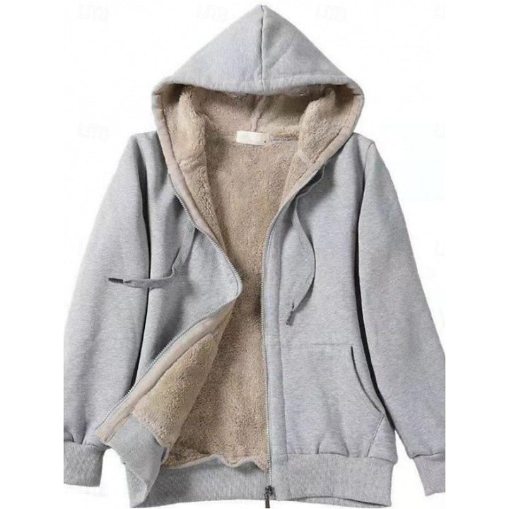 Yvonne | Cozy Zip-Up Hooded Jacket