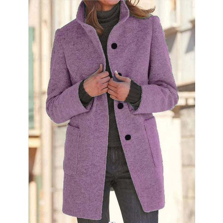 Adaline | Refined Stand-Collar Coat