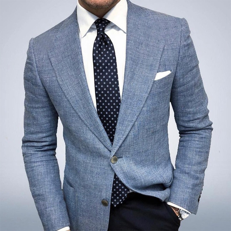 Vaughn | Refined Textured Tailored Blazer