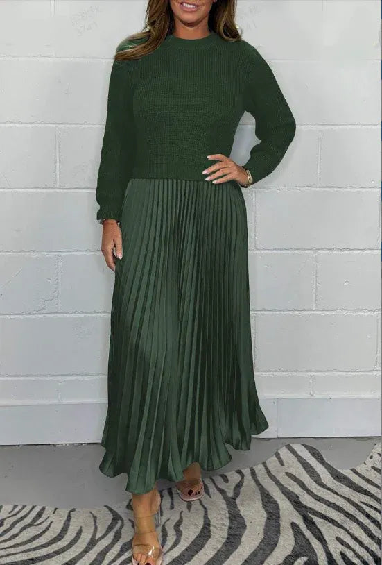 Angel | Elegant Knit Top Maxi Dress