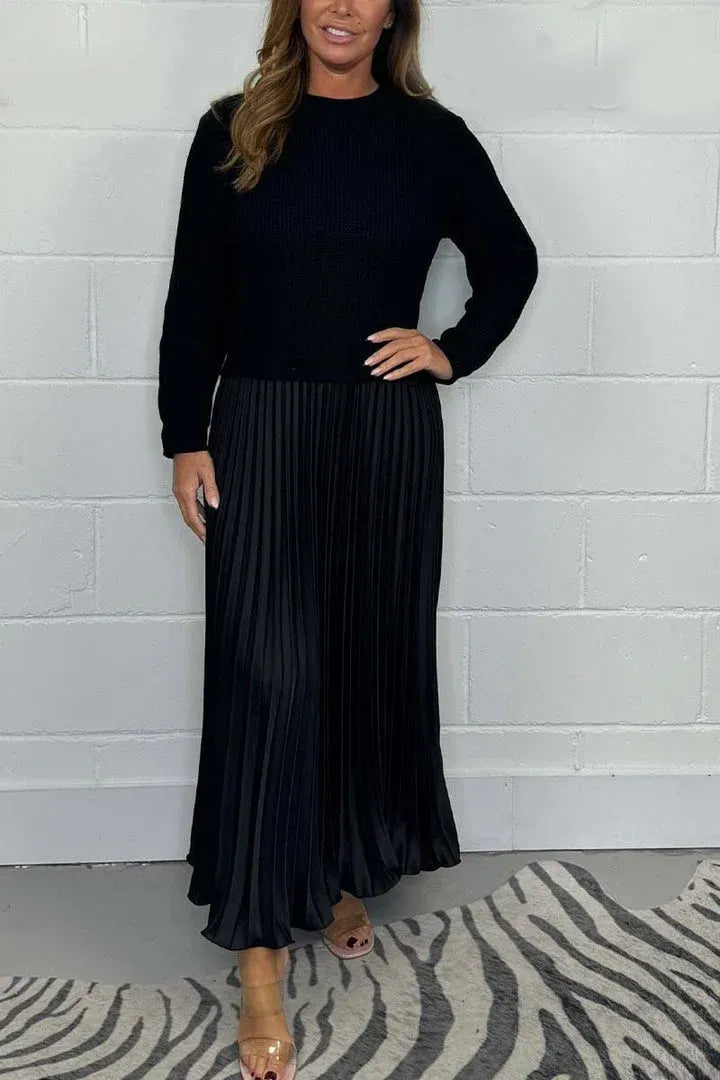 Angel | Elegant Knit Top Maxi Dress