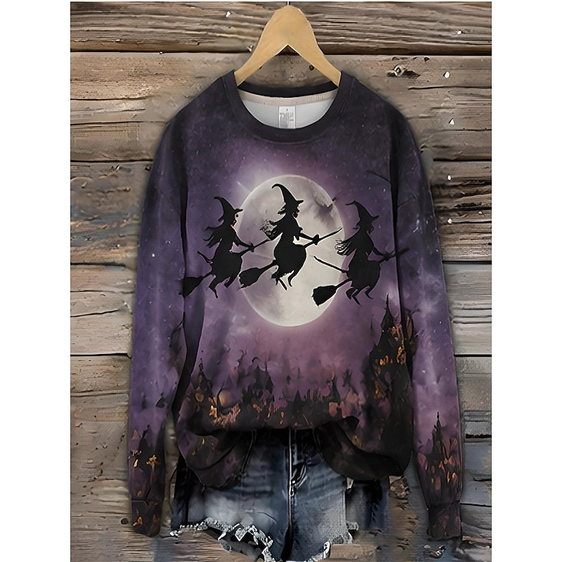 Susannah | Playful Cat Halloween Sweatshirt