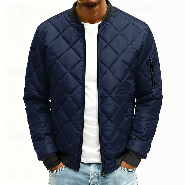 Garrick | Quilted Bomber Jacket