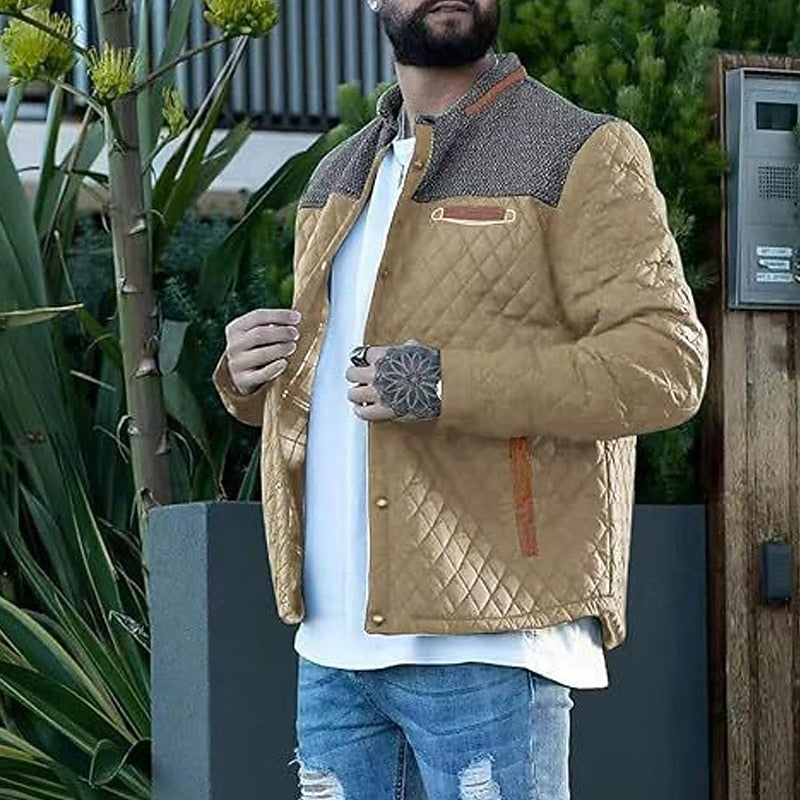 Leland | Quilted Stand-Collar Jacket