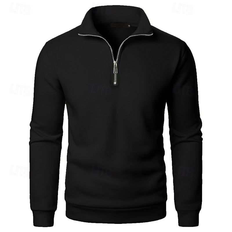 Gilbert | Quarter-Zip Stand-Collar Sweatshirt