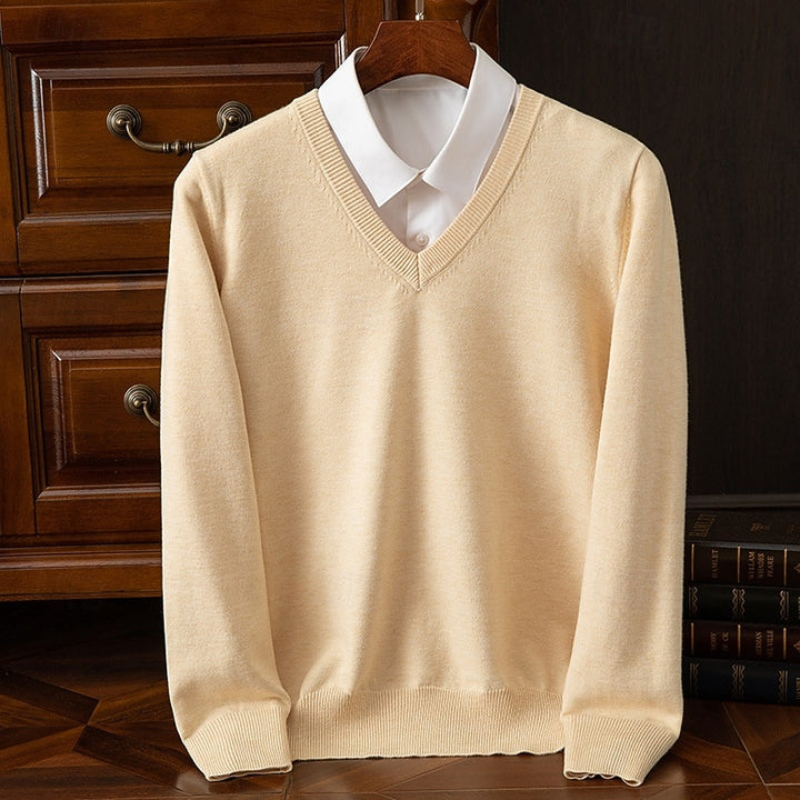 Calvin | Refined V-Neck Sweater