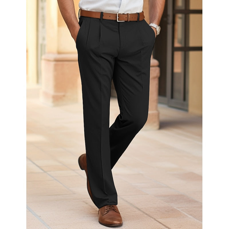 Harvey | Tailored Straight-Leg Pants