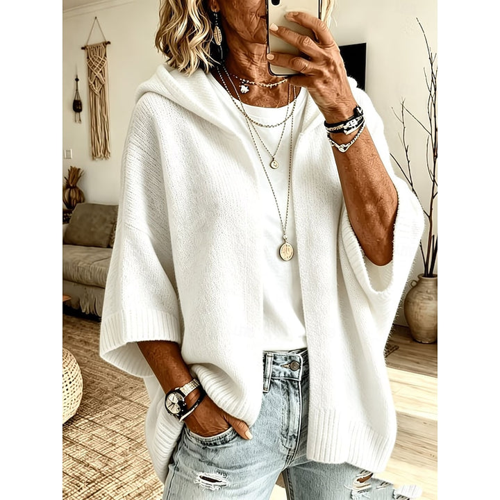 Colleen | Cozy Hooded Open-Front Cardigan