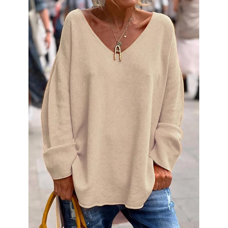 Camille | Relaxed V-Neck Pullover