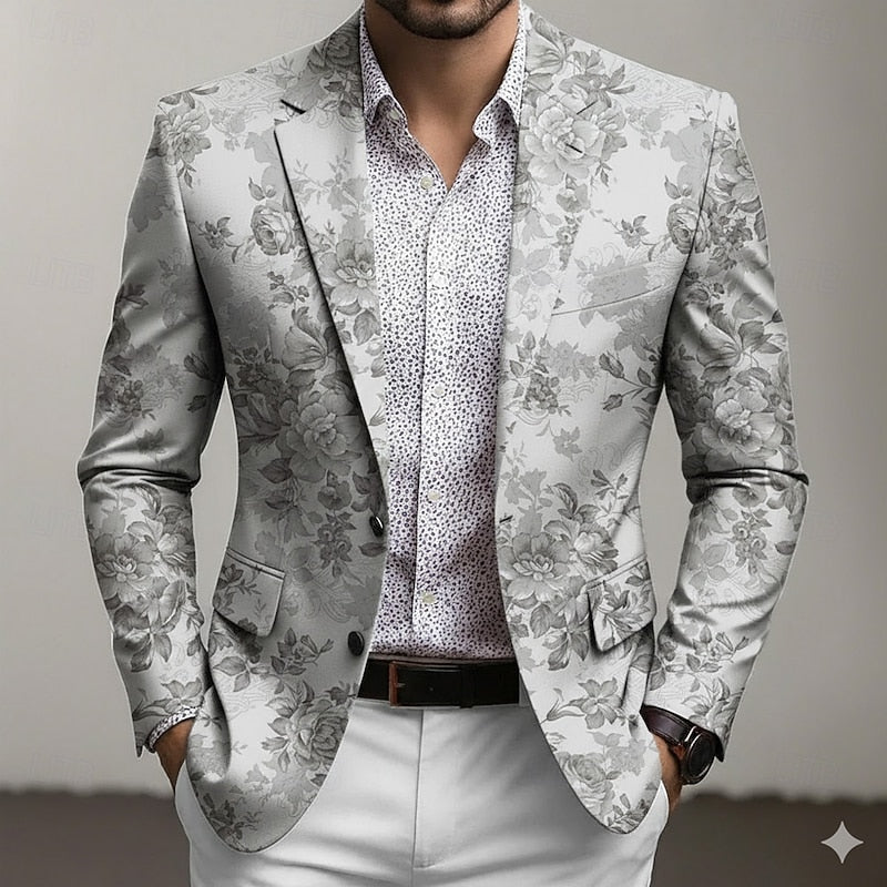 Nicholas | Floral Print Tailored Blazer