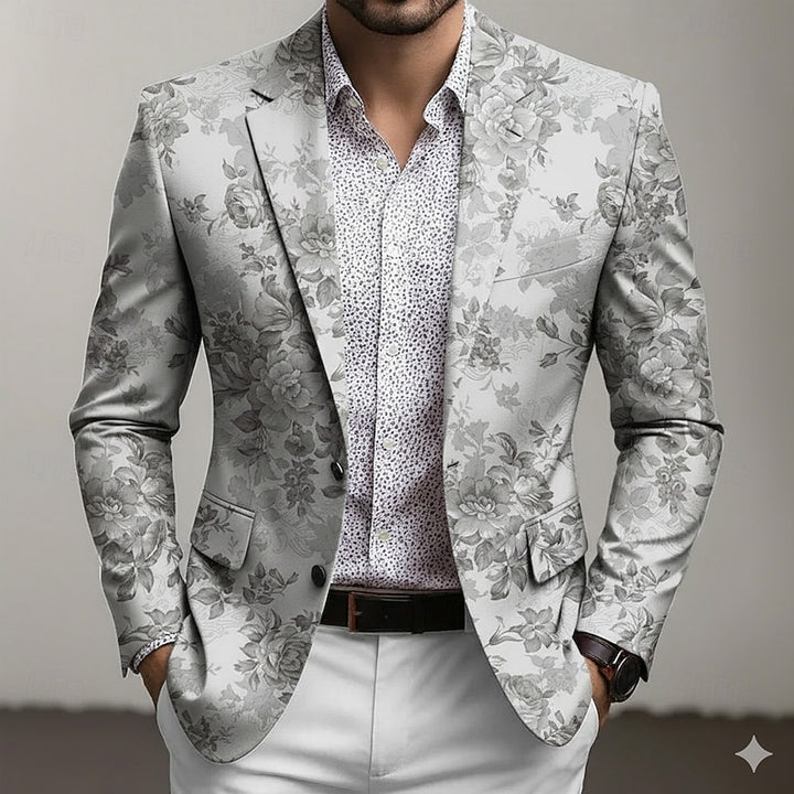 Nicholas | Floral Print Tailored Blazer
