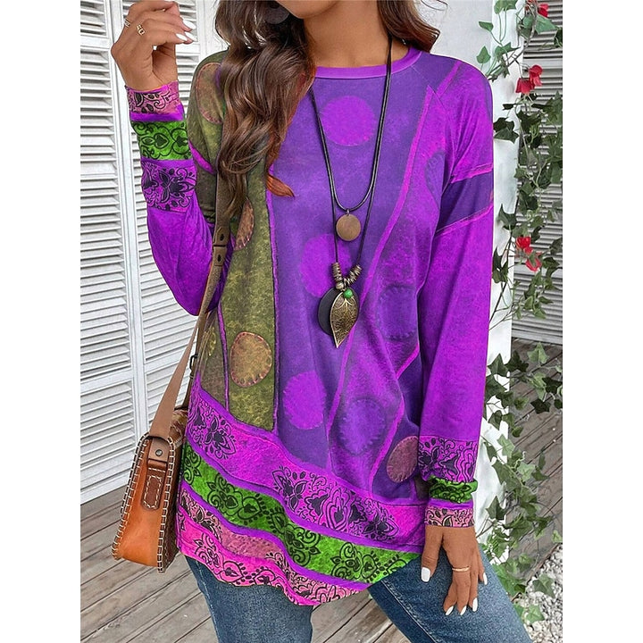 Teresa | Vintage Art-Print Tunic