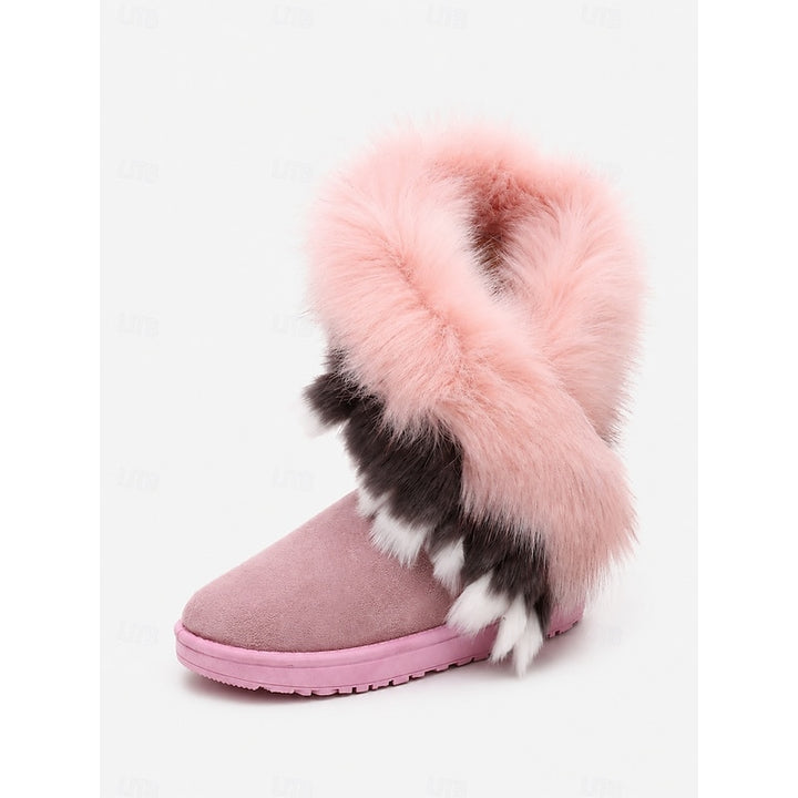 Astrid | Cozy Fur-Trim Winter Boots