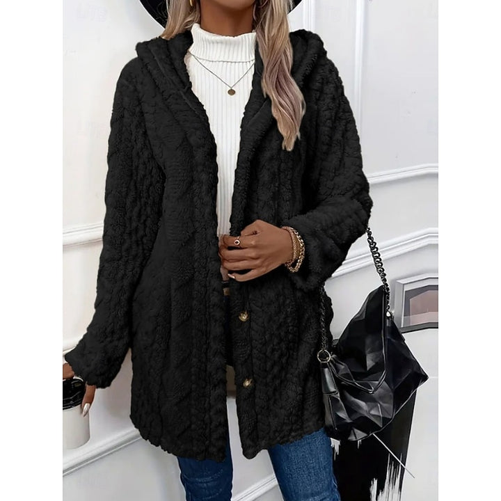 Carolyn | Textured Hooded Jacket