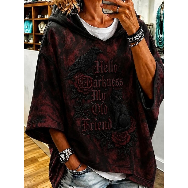 Sloane | Halloween Graphic Hooded Sweatshirt
