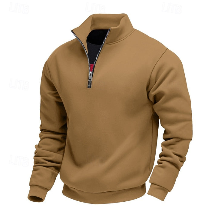 Sebastian | Refined Quarter-Zip Sweatshirt