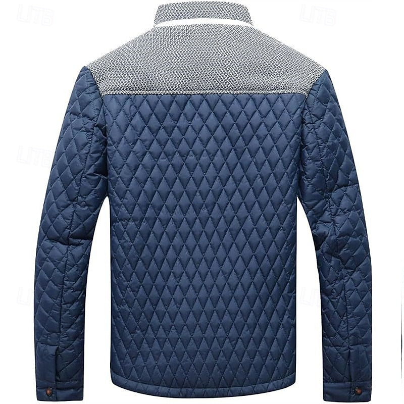Leland | Quilted Stand-Collar Jacket