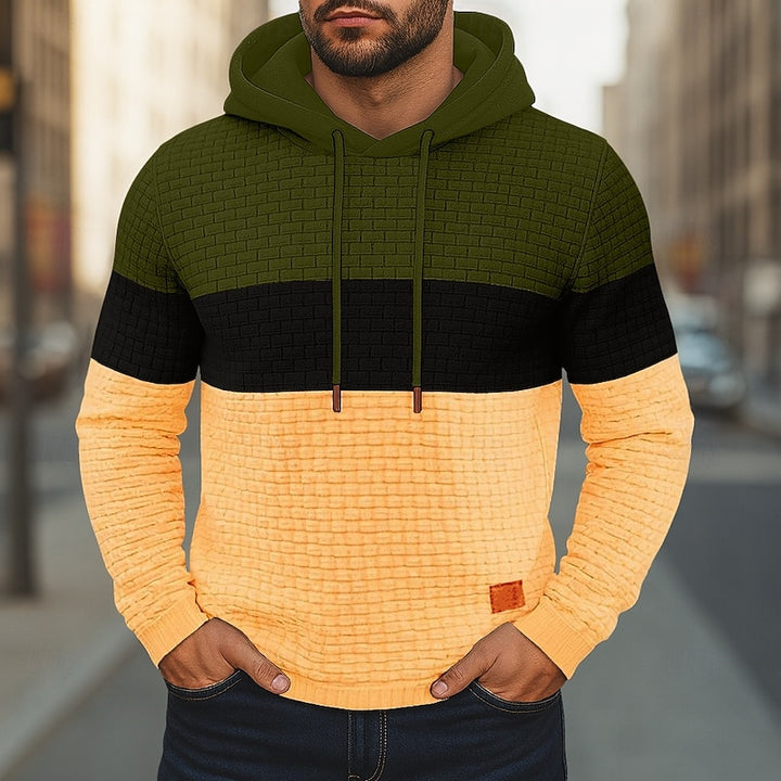Wesley | Color Block Hooded Pullover