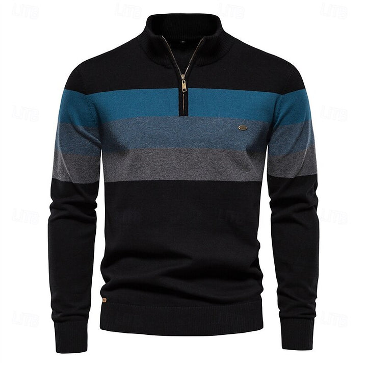 Edgar | Quarter-Zip Knit Sweater
