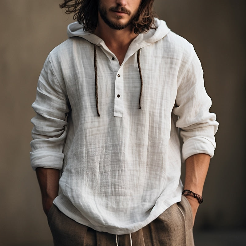 Lachlan | Relaxed Hooded Shirt