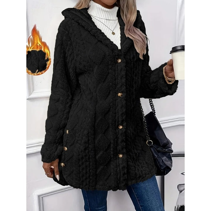 Carolyn | Textured Hooded Jacket