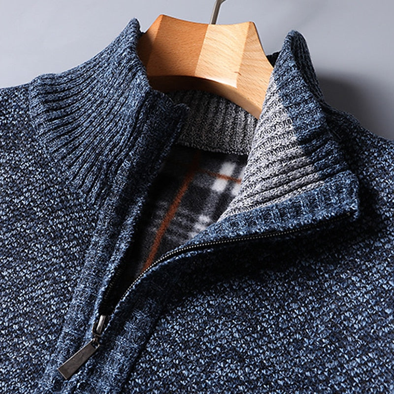 Gareth | Quarter-Zip Stand Collar Sweater