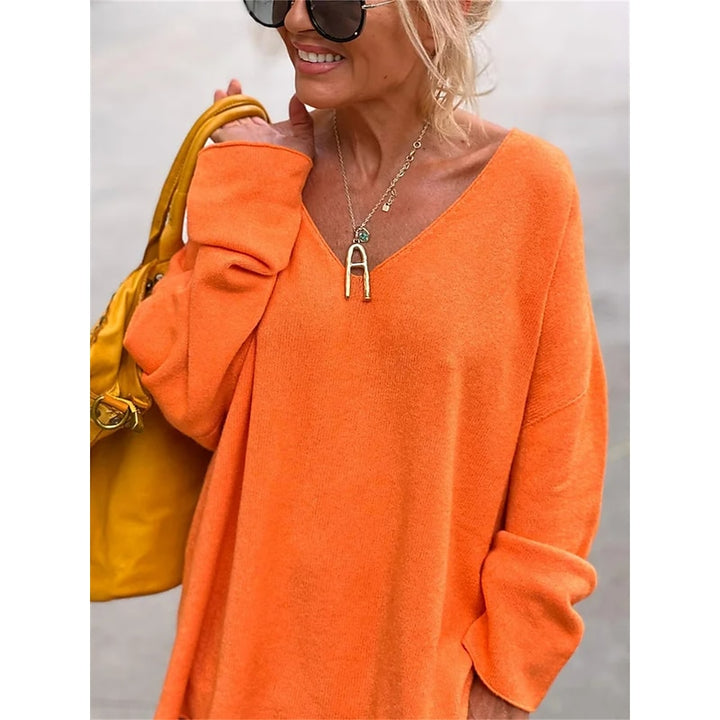 Camille | Relaxed V-Neck Pullover