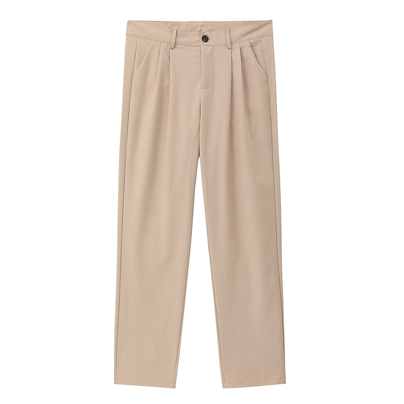 Harvey | Tailored Straight-Leg Pants