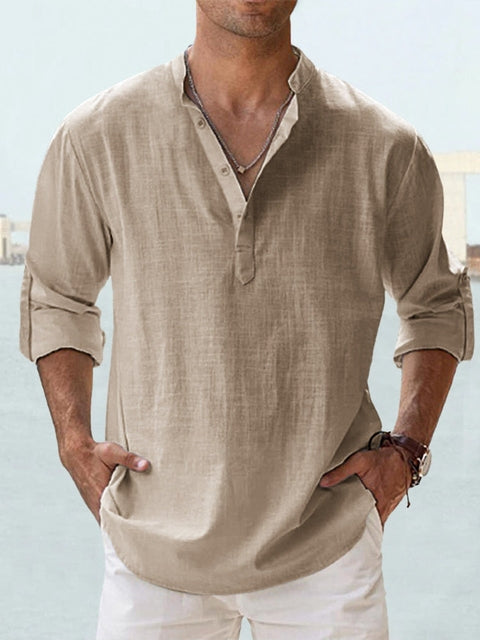 Julian | Relaxed Henley Shirt