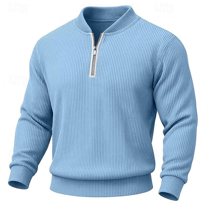 Cedric | Quarter-Zip Standing Collar Pullover