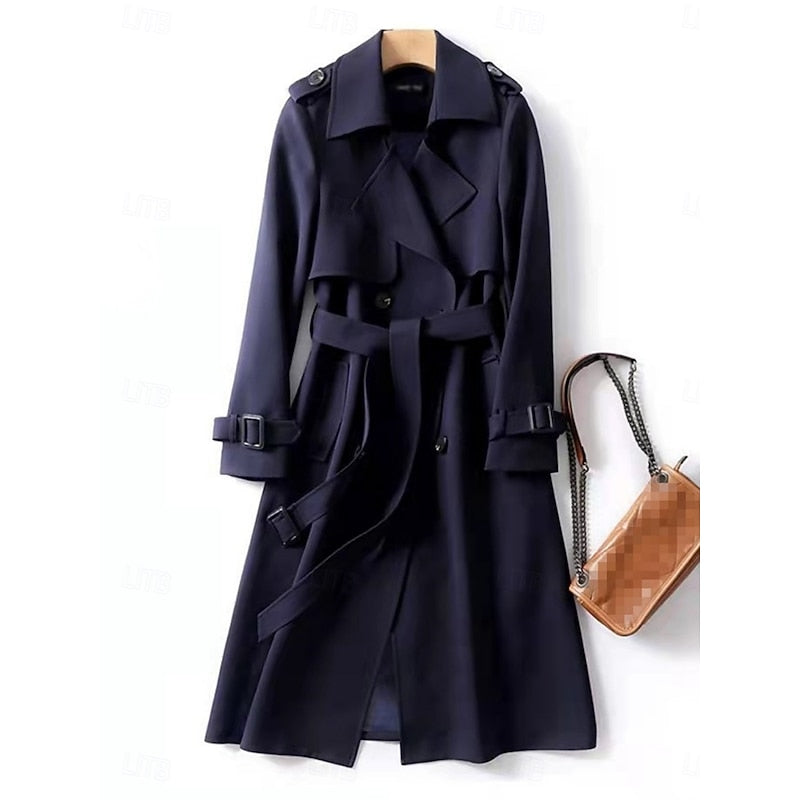 Vivienne | Belted Longline Trench Coat