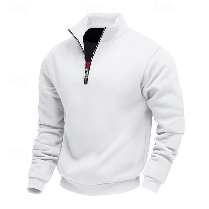 Sebastian | Refined Quarter-Zip Sweatshirt