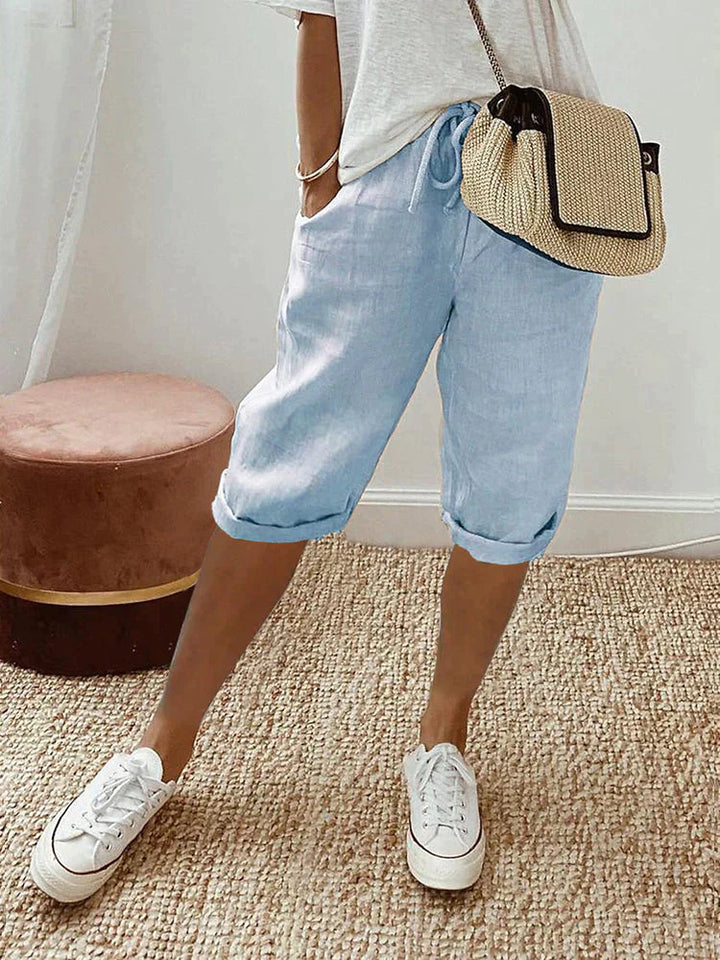 Corinne | Relaxed Drawstring Shorts